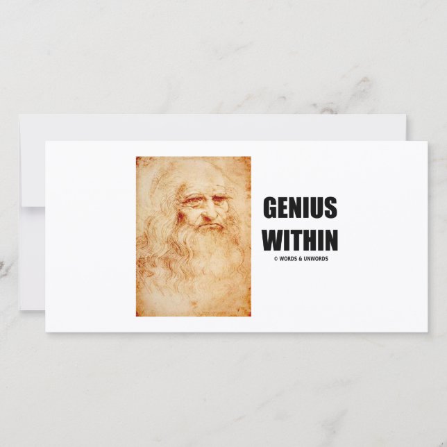 Genius Interior (Autoretrato Leonardo da Vinci) (Frente)