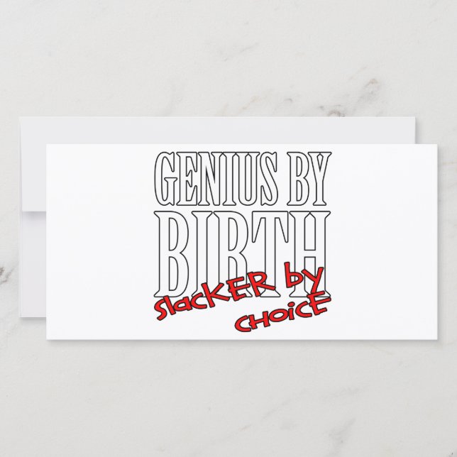 Genius Slacker (Frente)