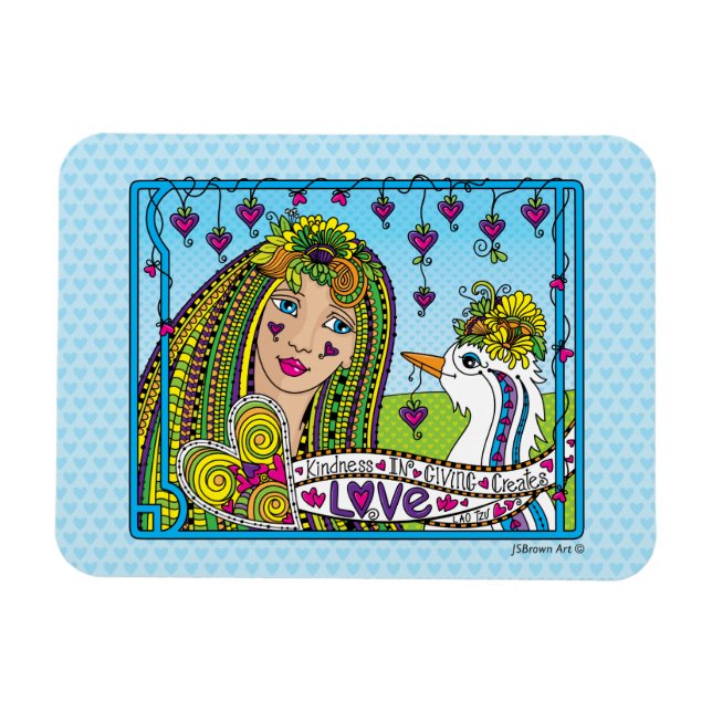 gentileza ao administrar o ímã Flex 6"x4" (Horizontal)