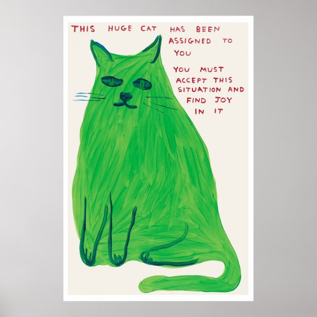 Genuine David Shrigley poster (Frente)