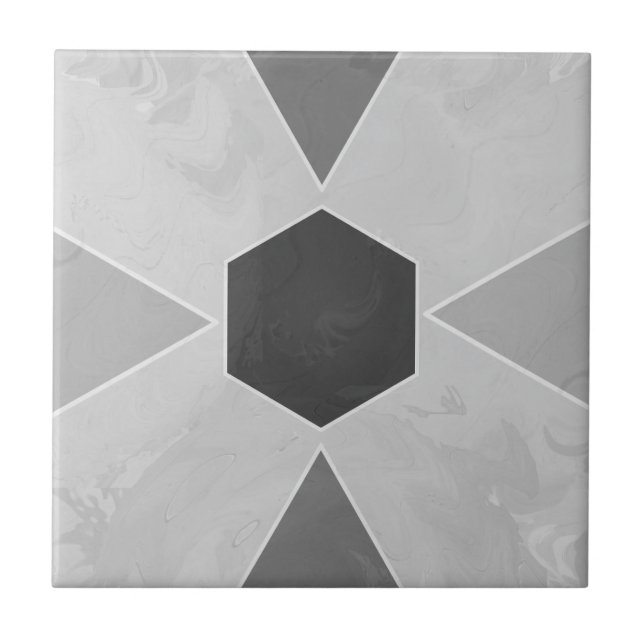 Geo Abstract Pastel Marble Gray (Frente)