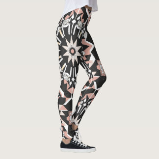 Geo-Estilo: Leggings Geométricas Por Impressão