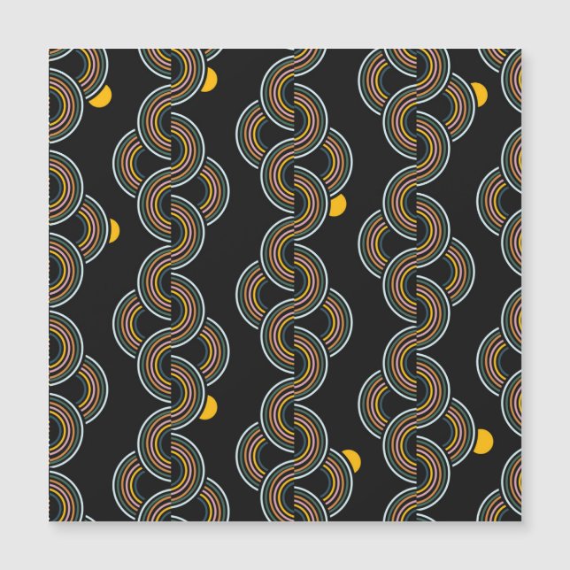 Geo Stripe: Trendy Vintage Design (Frente)