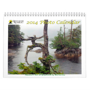 GeocacheAlaska 2014! Calendário da foto