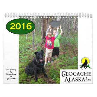 GeocacheAlaska! Calendário 2016