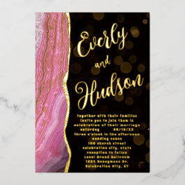 Geodo Gato de Galáxia Elegante Rosa e Casamento Do