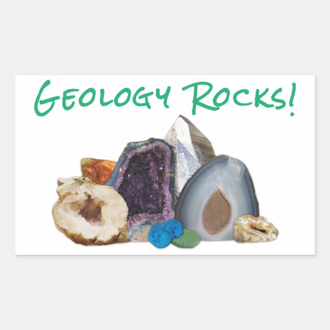 Geologia Rocks! Adesivos (Frente)
