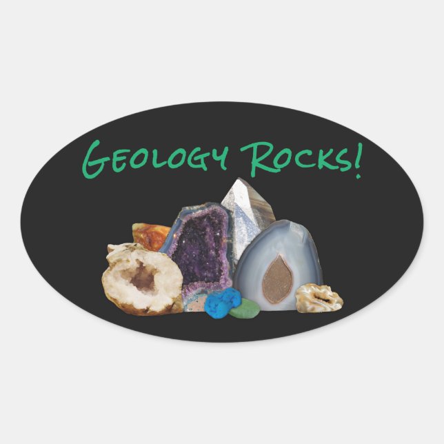 Geologia Rocks! Adesivos (Frente)
