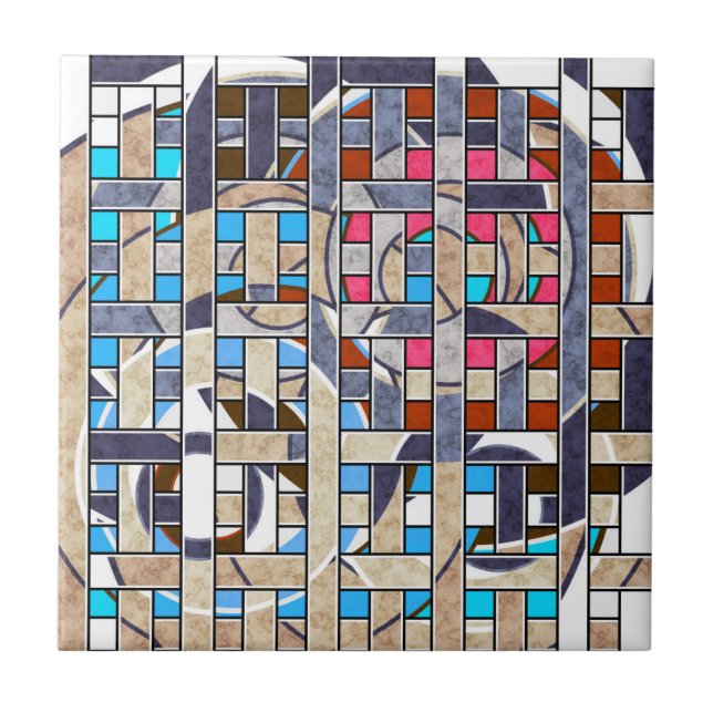 geometr da paisagem artística minimalista abstrato (Frente)