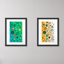 Geometria abstrato - Linha Vibrante e Arte Círculo