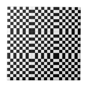 Geometria Baseada em Tabuleiro de Xadrez Decorativ