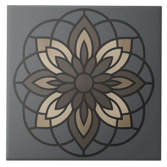 Geometria Floral Vintage-Moderna (Frente)