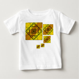 Geometria Fractal Crianças e Camisa de Luz do Beb