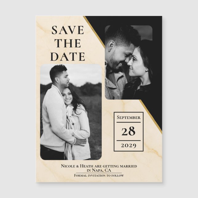 Geometria Gilbuída Luxe Marfim e Dourada Marble Da (Frente)