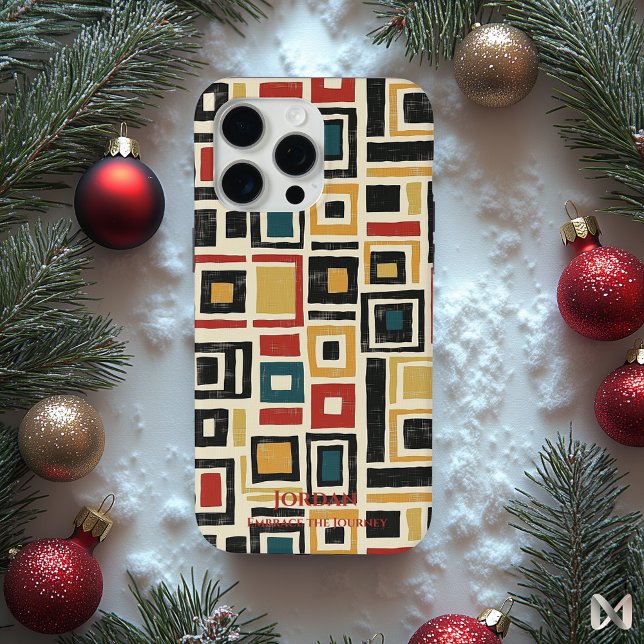 Geometria Ndebele Abstrata – Camada Artística Vibr (Criador carregado)