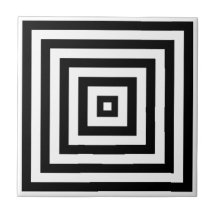 Geometria quadrados pretos e brancos
