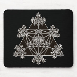Geometria Sagrada: Triângulos Pretos: Mousepad