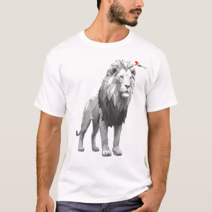 "Geometria Selvagem" Camiseta Geométrica de Animal