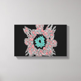 Geometric Abstract Flow Canvas