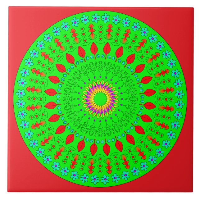 Geometric Ceramic Tile   (Frente)