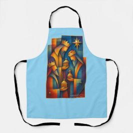 Geometric Magi - Three Wise Men Christmas Star Art