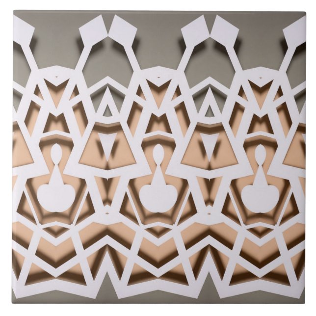 Geometric Paper-Cut Symmetry Pattern (Frente)