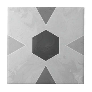 Geometric Pastel Marble Gray