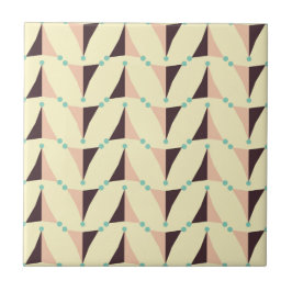 Geometric pattern in retro vibe