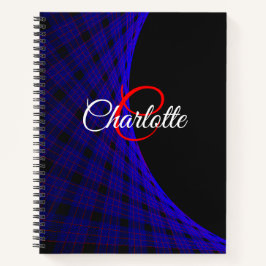 Geometric Space Carpet Spiral Notebook