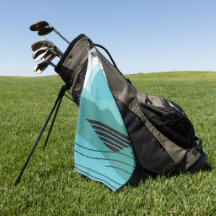 Geometric Sun Mountain Abstract with Tribal Border