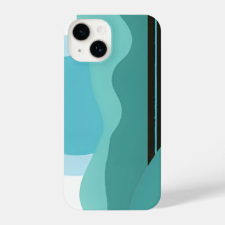 Geometric Sun Mountain Abstract with Tribal Border