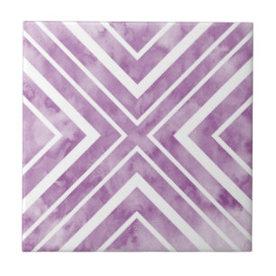 Geométrica da Aquarela de Plum Molho
