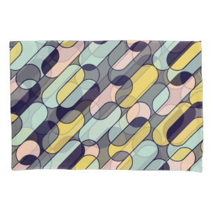 Geométrico de Cores Pálidas: Padrão Retroativo