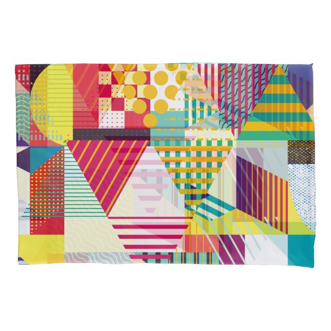 Geométrico decorativo, padrão sem costura abstrato (Frente)