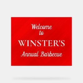 Geométrico do Glamor Vermelho Personalizado