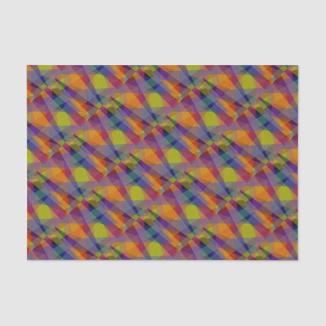 Geométrico Escuro - Papel Tecido (Frente )