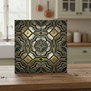 Geométrico Industrial em Ferro Antigo #10 ID1227