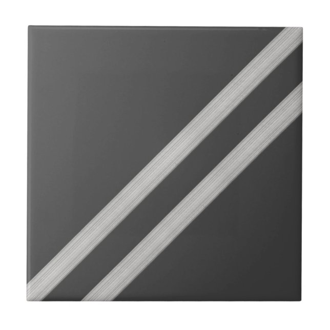 Geométrico Moderno Diagonal Antracite (Frente)