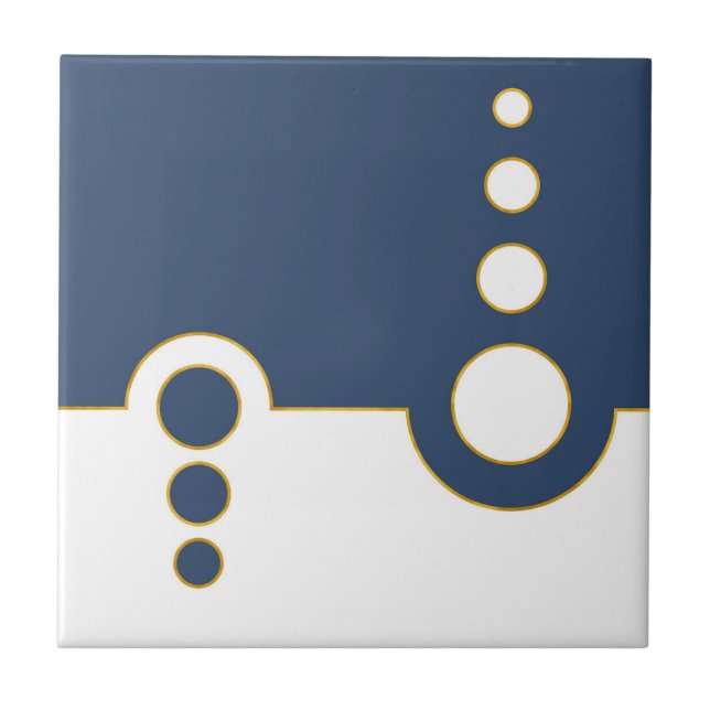 Geométrico, padrão abstrato, modernos, círculos (Frente)