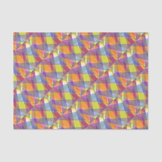 Geométrico - Papel Tecido (Frente )