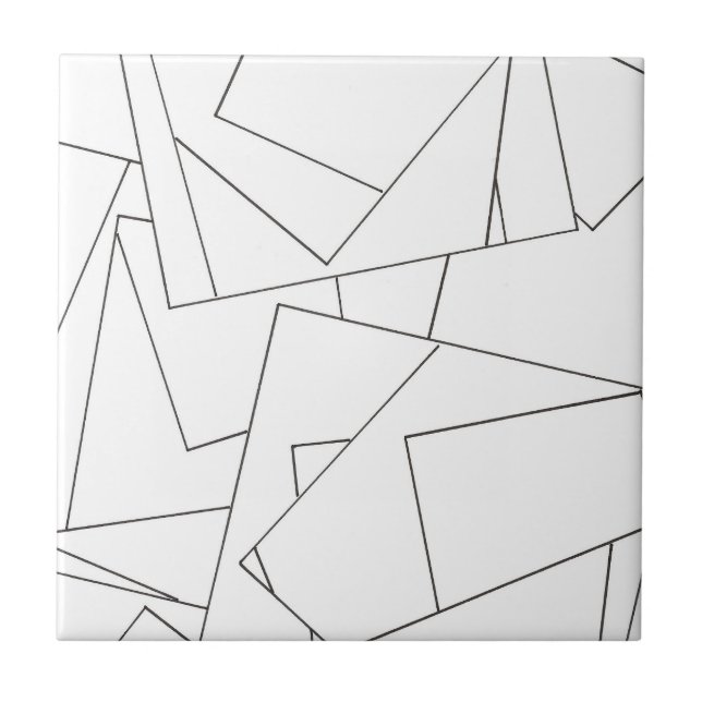 Geométrico Preto e Branco (Frente)