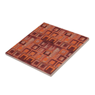Geométrico Vermelho e Laranja