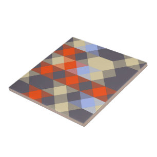 geométrico vermelho laranja roxo azul e amarelo