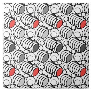 Geometry circles and rings decor retro sixties 