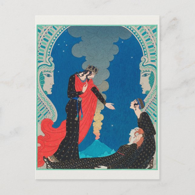 George Barbier, Cartão Postal Art Déco (Frente)