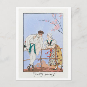 George Barbier, cartão postal Art Déco