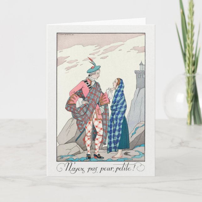 George Barbier, Cartões de agradecimentos do Art D (Frente)