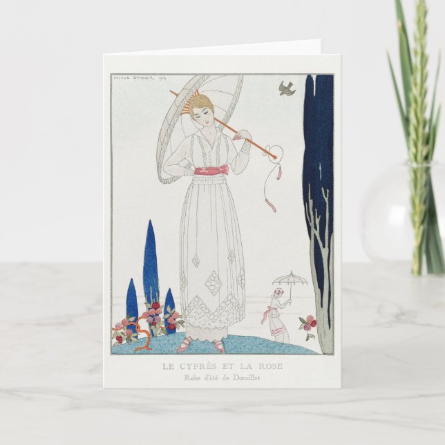 George Barbier, Cartões de agradecimentos do Art D (Frente)