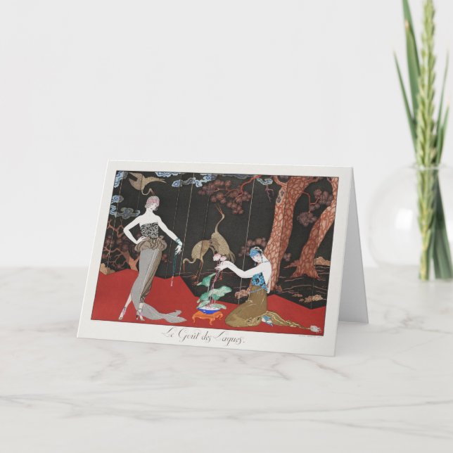 George Barbier, Cartões de agradecimentos do Art D (Frente)