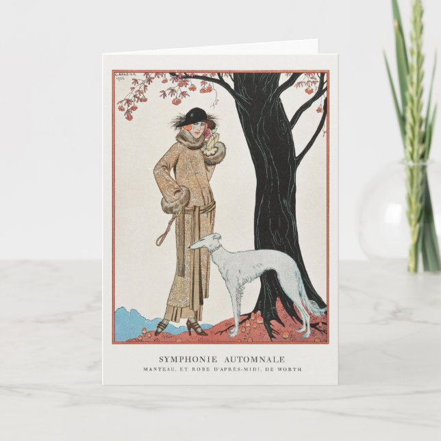 George Barbier, Cartões de agradecimentos do Art D (Frente)